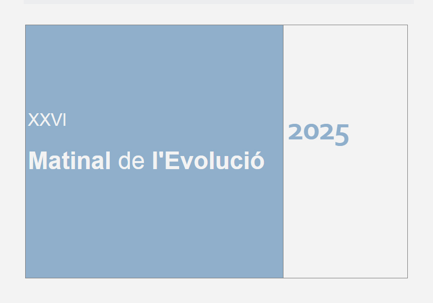 Oberta la inscripció a la Matinal de l’Evolució, dissabte 17 de maig al Botànic, amb tres ponències sobre fòssils, RNA circular i canvi climàtic
